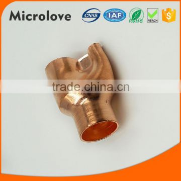 Factory price air condition part copper tee pipe fittings