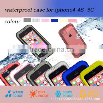 Newest Waterproof Shockproof Dirt Snow Proof Durable Case For iPhone 5C