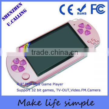 TV out camera mp5 4.3" touch screen mp5 game player support 32 bit games player