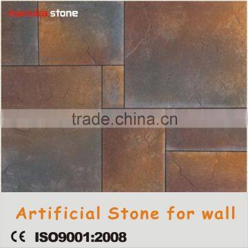 Light weight weather resistance nature color exterior artificial stone wall