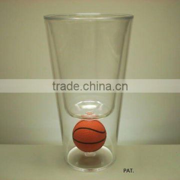 Basketball plastic cup