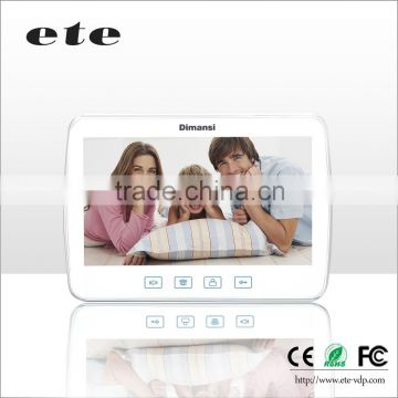 10 inch touch screen TFT wired door bell with camera video intercom