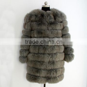 high quality fashion warm young ladies fox fur coat 2015