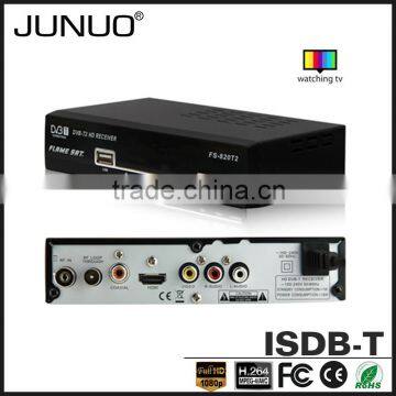 JUNUO shenzhen manufacture OEM cheap quality hd 1080p H.264 mstar tv tuner Brazil digital tv receiver isdb-t