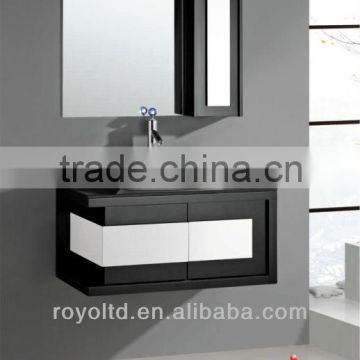 Modern black bathroom vanity RA029