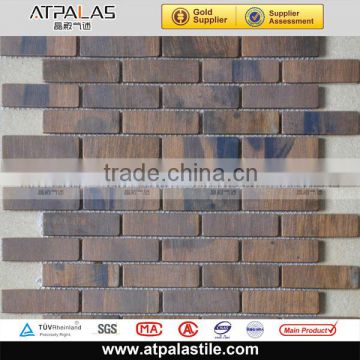 Mosaic manufacturer Strip Copper Mosaic Tiles AME3045