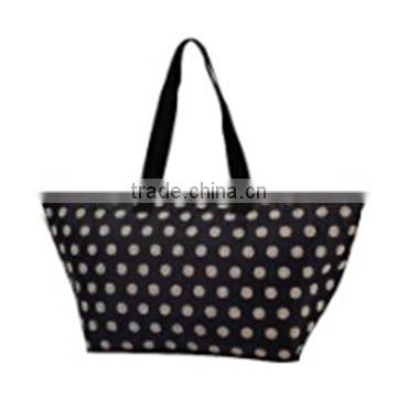 High quality promotional 210D/PVC polyester shopping bag for sale