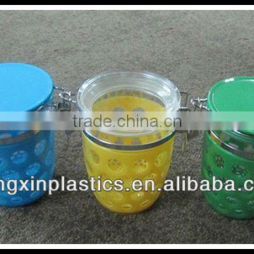 plastic airtight canister for family food storage