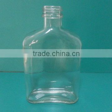 Clear rum/wine glass bottle with good quality