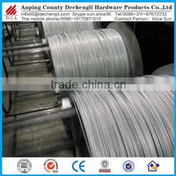 Anping ISO9001 factory hot dipped galvanized oval steel wire for Uruguay