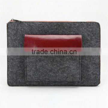 new stylish colorful 15 inch High quality Felt best laptop bags