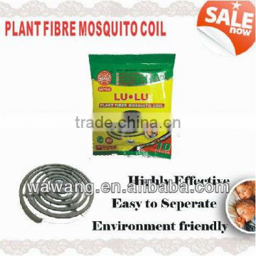 Plant fibre mosquito coil