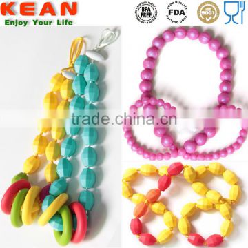 Baby Silicone Teething PBA FREE Jewelry Teether Necklace