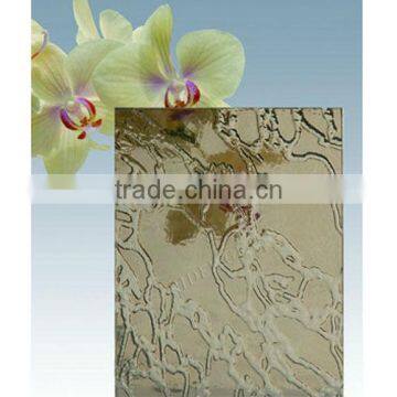 3-8mm CE Accredited Figured Glass Window