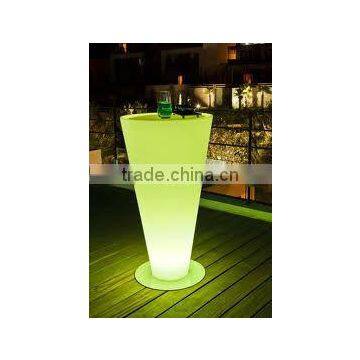 home bar led table with glass top& ice bucket YM-LIB501109