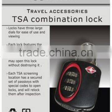 TSA combination lock