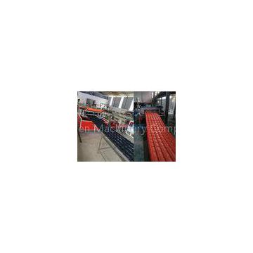 ASA PVC Glazed Roof Tile / Roofing Sheet Forming Machine With Two Roll Calender