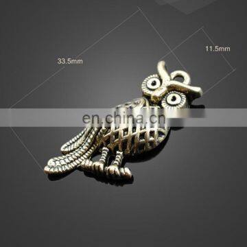 wholesale animal owl shape pendant alloy pendant key chain accessories