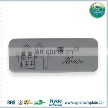 Self Adhesive Logo Custom Metal Stainless Steel Nameplate For Machine