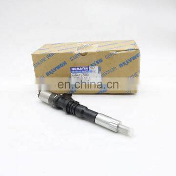 GENUINE  INJECTOR ASSY  FOR  6D125/PC450-7/PC400-7 EXCAVATOR  ENGINE 6156-11-3300-00/6156-11-3300