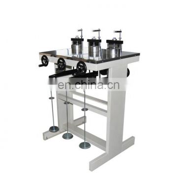 Mid and low pressure soil triplex consolidation test apparatus