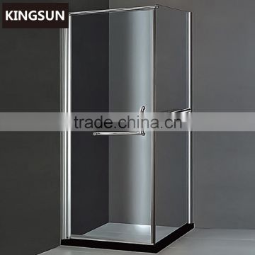 90*90cm Simple Design Square Corner Bath Hinge Glass Shower Enclosure K-22