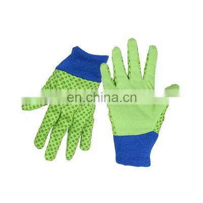HANDLANDY Fresh design Protective Printed dotted Cotton kids Garden Glove for work