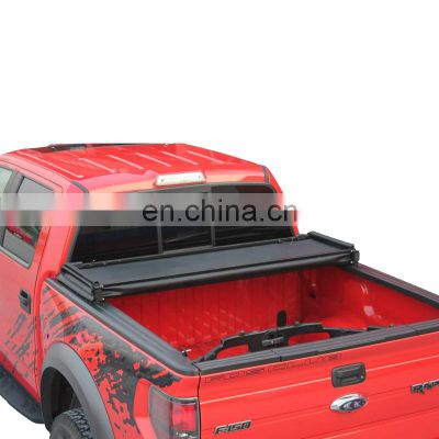 OEM China Fiberglass Retractable Truck bed tool box Hard Tri Folding Tonneau Cover for Chevrolet Silverado/Sierra 5'8 2014-18GM