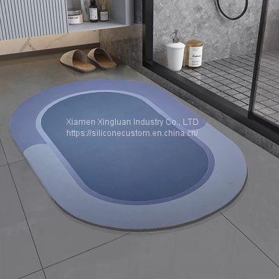 Super Absorbent Floor Mat Silicone Quick Dry Bath Shower Mats