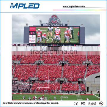 Manufacture of led display in soft mask for broardcast football games