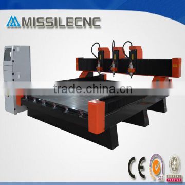 Three seperate heads stone engraving cnc router with BV inspection