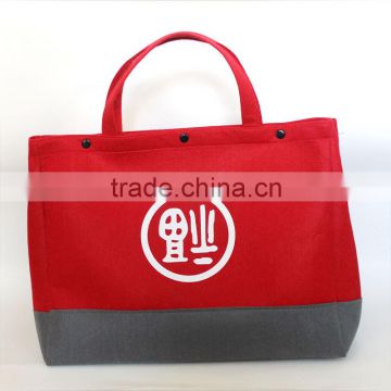 Wholesale custom felt tote bags with good quality cheap price