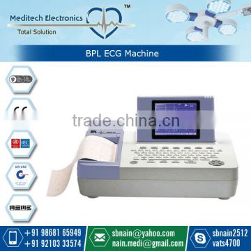 CE & ISO Approved Digital Potable Electrocardiograph 12-Channel ECG Machine Device at Best Price