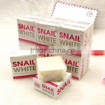 Thailand Snail White Wash Soap Degreasing Acne Moisturizing Whitening Bath Soap