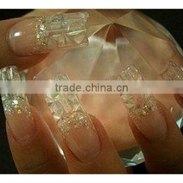 Clear pink white acrylic powder for nail art carving powder manicure