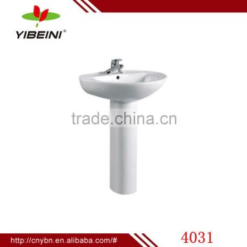 pedestal basin_white unique design sanitary ware pedestal wash basin