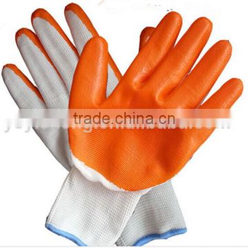 Gold supplier! nitrile dipped knit gloves