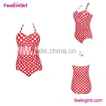 Red Dot Plus Size Bikini Wholesale Swimwear