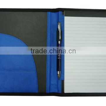 A5 non-woven fIle folder with notepad