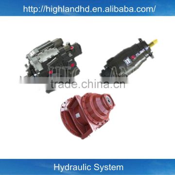 pv piston pump/mf piston motor/gearbox reducer hydraulic control system