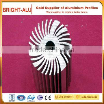 Best selling 6061 T6 led aluminum extrusion profile for heat sink