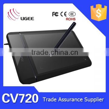 UGEE CV720 8 inch Support mac Drawing Graphics Tablet with Rechargeablet Digital Pen