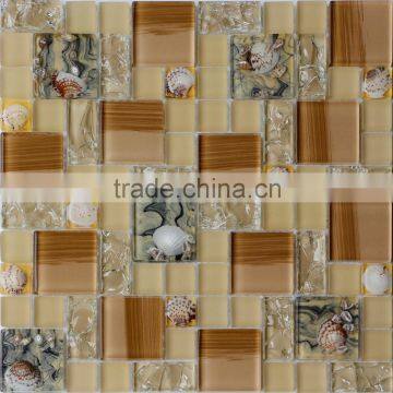 Modern Design Glass Mosaic Tiles for Wall Decor FTU6