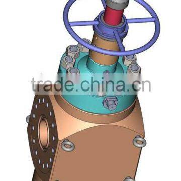 HOT!!! API Oilfield EGG-25B pilot pressure balance screw rod gate valve