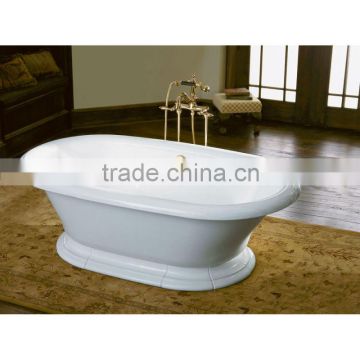 Luxury cheap freestanding cast iron bathtub /bath tub