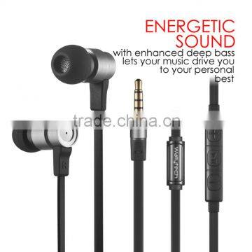 Wallytech Smart Steel W805 High Performance In-Ear headphone with Built-In Microphone for Apple iOS For Samsung Android Devices.