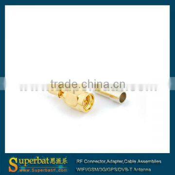 SMA Crimp Plug Connector for RG178 sma dual band antenna