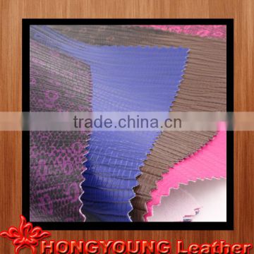 double color fine lines printed skin specialize for makiing summer leather product