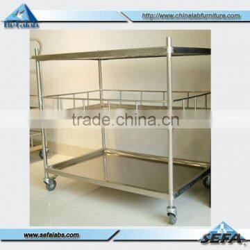 2014 Hot Sale Mobile Stainless Steel Medical Trolley
