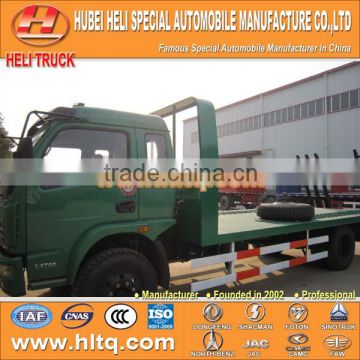 DONGFENG brand flat bed truck 120hp 4X2 good quality and best selling made in China for export.